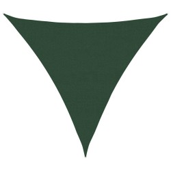 Voile d'ombrage 160 g/m² triangulaire vert foncé 6x6x6 m PEHD 567976567976