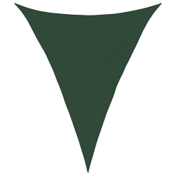 Voile d'ombrage 160 g/m² Vert foncé 5x7x7 m PEHD 567977567977