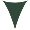 Voile d'ombrage 160 g/m² Vert foncé 5x7x7 m PEHD 567977567977