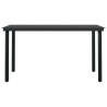 Ensemble à manger de jardin 5 pcs Marron et noir 567988567988