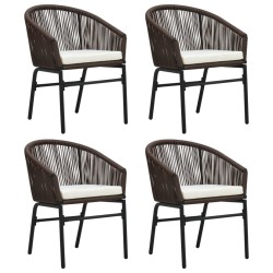 Ensemble à manger de jardin 5 pcs Marron 567994567994