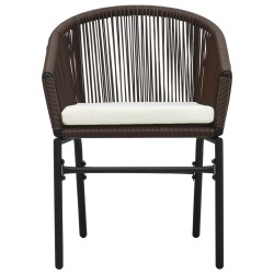 Ensemble à manger de jardin 5 pcs Marron 568021568021
