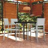 Ensemble à manger de jardin 5 pcs Blanc 568033568033