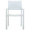 Ensemble à manger de jardin 5 pcs Blanc 568033568033