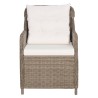 Ensemble à manger de jardin 3 pcs Marron 568056568056