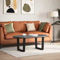 Pieds de table basse en forme de V, 2 pièces, noir, 60 x (42-43,3) cm, acier 568098568098