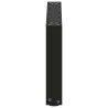 Pieds de table basse en U, 2 pièces, noir, 70 x (30-31) cm, acier 568106568106