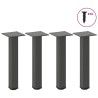Pieds de table basse 4 pièces Anthracite 42-44 cm Acier 568113568113