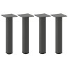 Pieds de table basse 4 pièces Anthracite 42-44 cm Acier 568113568113