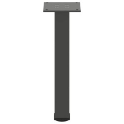 Pieds de table basse 4 pièces Anthracite 42-44 cm Acier 568113568113