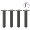 Pieds de table basse 4 pièces Anthracite 30-32 cm Acier 568116568116