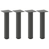 Pieds de table basse 4 pièces Anthracite 30-32 cm Acier 568116568116