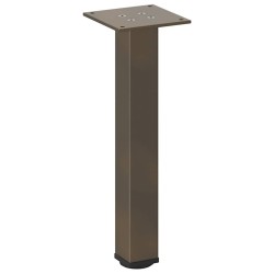 Pieds de table basse 4 pièces Acier naturel 30-32 cm Acier 568117568117