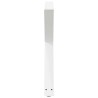 Pieds de table à manger 2 pièces Blanc 90 x (72-73,3) cm Acier 568123568123
