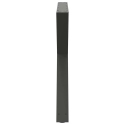 Pieds de table à manger 2 pièces Anthracite 90 x (72-73,3) cm Acier 568124568124