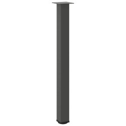 Pieds de table de bar 4 pièces Anthracite 90-92 cm Acier 568127568127
