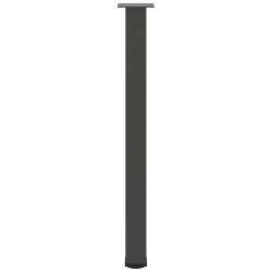 Pieds de table de bar 4 pièces Anthracite 90-92 cm Acier 568127568127
