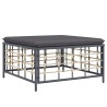 Salon de jardin 6 pcs avec coussins anthracite résine tressée 568136568136
