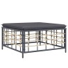 Salon de jardin 6 pcs avec coussins anthracite résine tressée 568139568139
