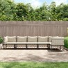 Salon de jardin 6 pcs avec coussins anthracite résine tressée 568142568142