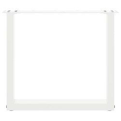 Pieds de table basse en U, 2 pièces, blanc, 50 x (42-43) cm, acier 568145568145