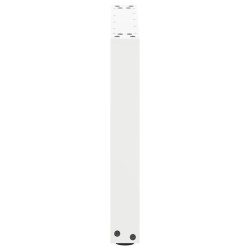 Pieds de table basse en U, 2 pièces, blanc, 50 x (42-43) cm, acier 568145568145