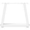 Pieds de table basse en forme de V, 2 pièces, blanc, 30 x (30-31,3) cm, acier 568157568157