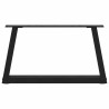 Pieds de table basse en forme de V, 2 pièces, noir, 50 x (30-31,3) cm, acier 568160568160