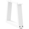 Pieds de table basse en forme de V, 2 pièces, blanc, 40 x (30-31,3) cm, acier 568169568169
