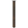 Pieds de table de bar 4 pièces Acier naturel 100-102 cm Acier 568172568172