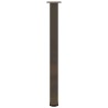 Pieds de table de bar 4 pièces Acier naturel 100-102 cm Acier 568172568172