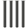 Pieds de table de bar 4 pièces Anthracite 100-102 cm Acier 568179568179