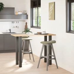 Pieds de table de bar 4 pièces Anthracite 100-102 cm Acier 568179568179