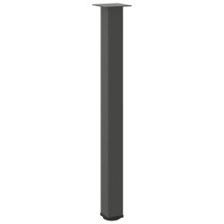 Pieds de table de bar 4 pièces Anthracite 100-102 cm Acier 568179568179