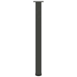 Pieds de table de bar 4 pièces Anthracite 100-102 cm Acier 568179568179