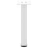 Pieds de table basse 4 pièces Blanc 30-32 cm Acier 568192568192