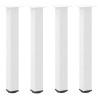 Pieds de table console 4 pièces Blanc 72-74 cm Acier 568195568195