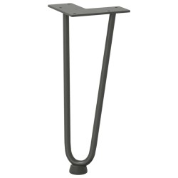 Pieds en épingle à cheveux pour table basse 4 pièces Anthracite 30 cm Acier massif 568197568197