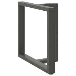 Pieds de table à manger en T 2 pièces Anthracite 70x35x(72-73) cm Acier 568213568213