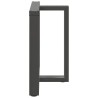 Pieds de table à manger en T 2 pièces Anthracite 70x35x(72-73) cm Acier 568213568213