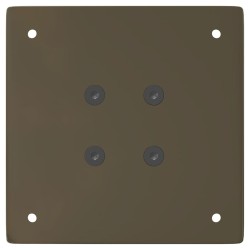 Pieds de table basse 4 pièces Acier naturel 30 cm Acier 568214568214