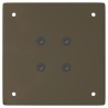 Pieds de table basse 4 pièces Acier naturel 30 cm Acier 568214568214