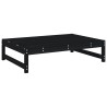 Salon de jardin 5 pcs noir bois massif de pin 568215568215