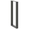 Pieds de table de bar en U 2 pièces Anthracite 50 x (100-101) cm Acier 568220568220