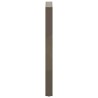 Pieds de table de bar en forme de U, 2 pièces, acier naturel, 50 x (100-101) cm 568221568221