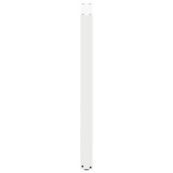 Pieds de table de bar en U, 2 pièces, blanc, 60 x (100-101) cm, acier 568222568222
