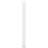 Pieds de table de bar en U, 2 pièces, blanc, 50 x (100-101) cm, acier 568223568223