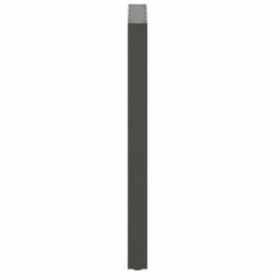Pieds de table de bar en U 2 pièces Anthracite 60 x (100-101) cm Acier 568224568224
