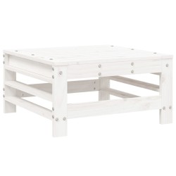 Salon de jardin 8 pcs Blanc Bois de pin massif 568231568231