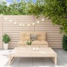 Salon de jardin 2 pcs bois de pin massif 568232568232